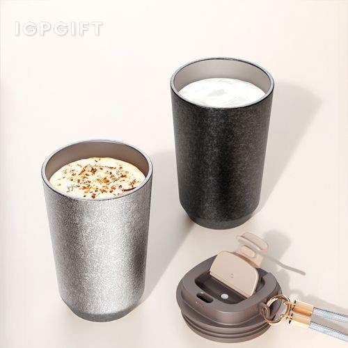 純鈦帶提繩便攜咖啡杯