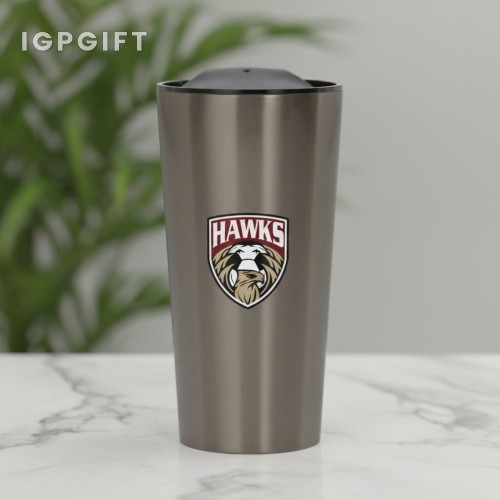 定製時尚金屬旅行杯 - 16 oz. - 全彩印刷