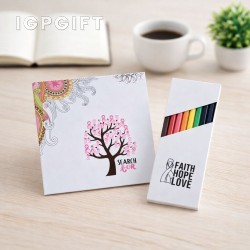 彩色繪本與鉛筆套裝