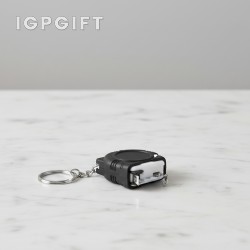 時尚塑料鑰匙圈捲尺