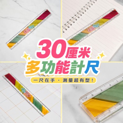 香港企業禮品訂製 - 30厘米多功能計尺