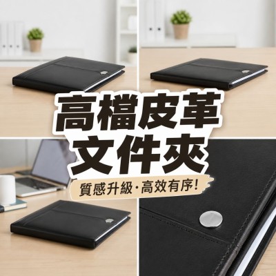 香港企業禮品訂製 - 高檔皮革文件夾