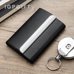 折疊皮具名片盒