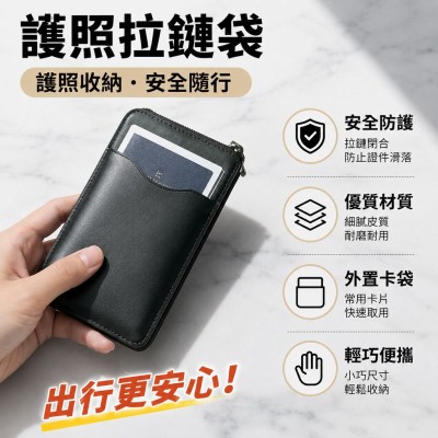 香港企業禮品訂製 - 護照拉鏈袋