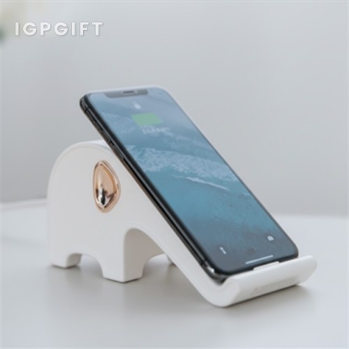 智能小象無線充電器