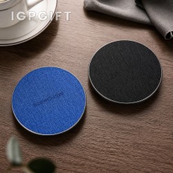 牛仔布無線充電器