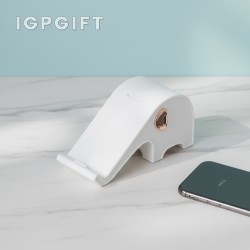 智能小象無線充電器