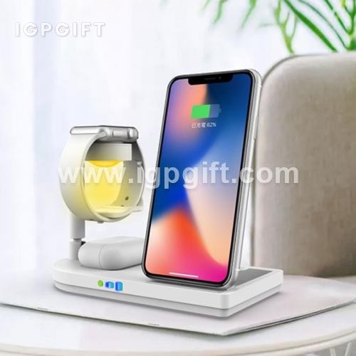 多功能折疊無線充電底座