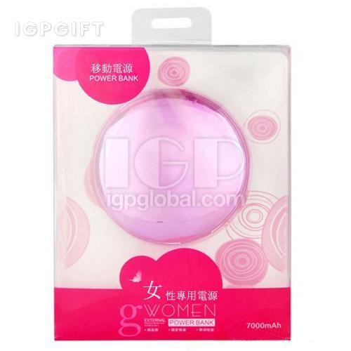 化妝鏡移動電源