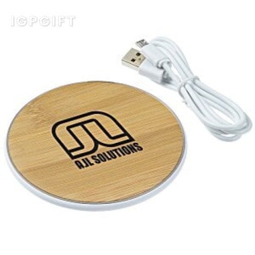 自然木紋無線充電器