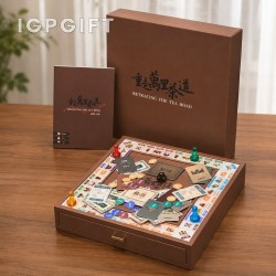 可訂製企業版抽屜式亞加力大富翁桌遊禮盒