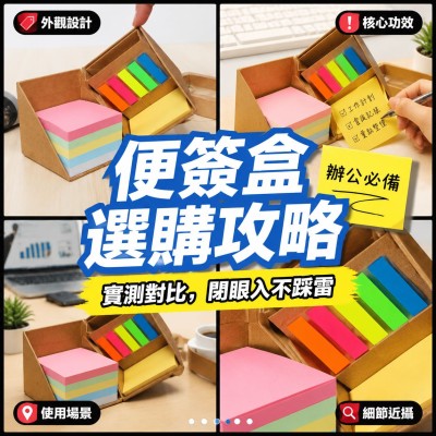 香港企業禮品訂製 - 多功能百變便簽盒創意辦公用品