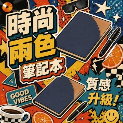 香港企業禮品訂製 - 時尚兩色筆記本