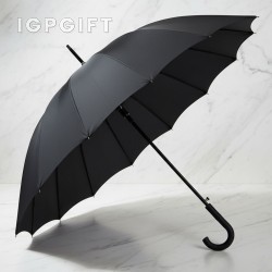 23吋16骨商務廣告直傘