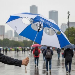 自動開合通風雨傘
