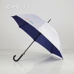 豪華銀色防風晴雨傘