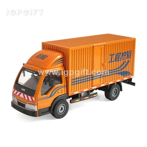 仿真箱式載貨車模型玩具