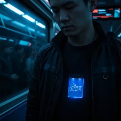 香港企業禮品訂製 - 發光徽章吊飾