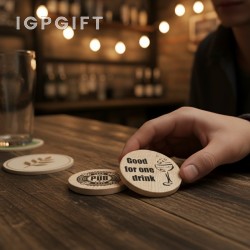 木製飲品代金券