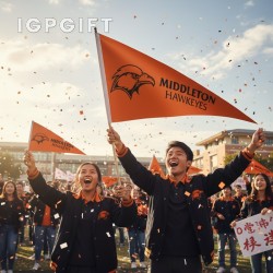 多彩氛圍旗