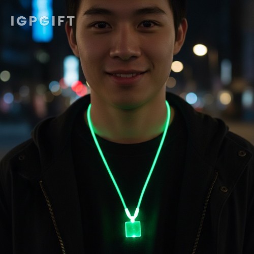 霓虹LED方形項鏈