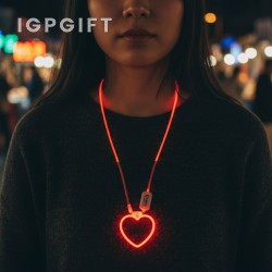 心形霓虹LED項鍊