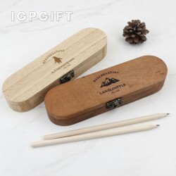 環保原木木筆盒
