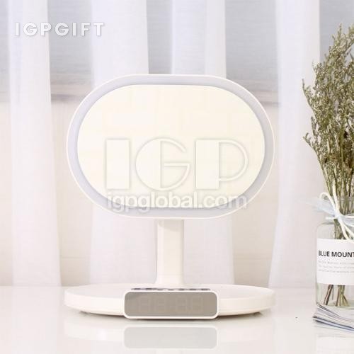 藍芽喇叭帶化妝鏡LED檯燈