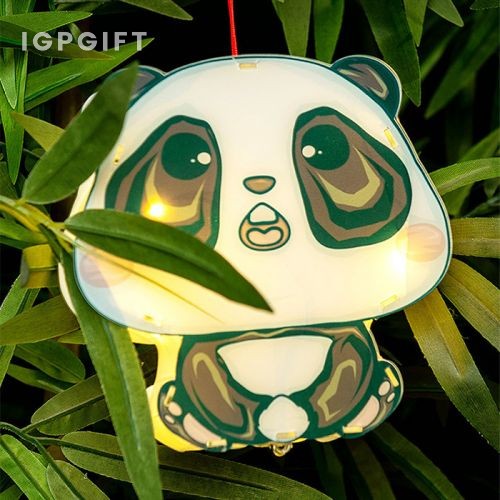 DIY熊貓手提燈籠