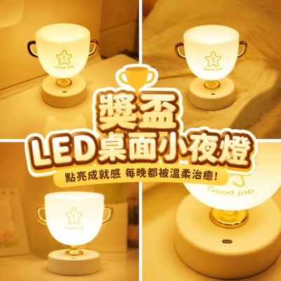 香港企業禮品訂製 - 獎盃LED桌面小夜燈