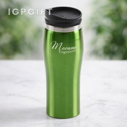 定製旅行保溫杯 - 15 盎司 - 激光雕刻