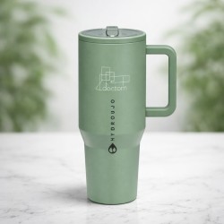旅行隨行保溫杯 - 32 oz - 激光雕刻版