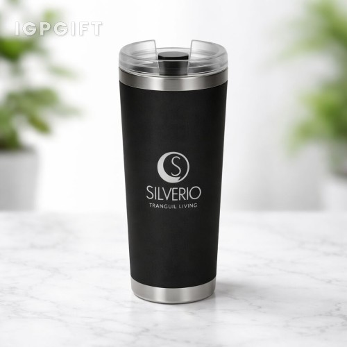 城市真空保溫杯 - 24 oz - 銀雕刻款