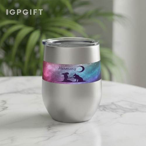 雙層真空保溫酒杯 - 12 oz 迷你型