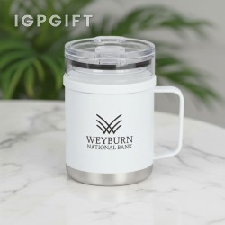 玻璃不銹鋼保溫杯 - 15 盎司