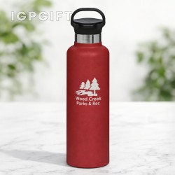 高端真空保溫水瓶 - 25 oz. - 激光雕刻版