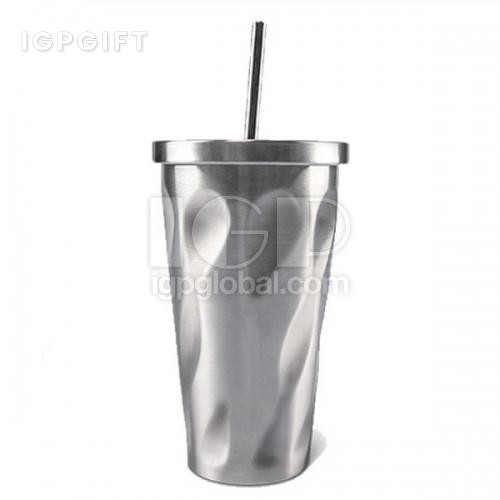 指印保溫吸管杯