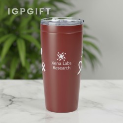 意識綵帶保溫杯