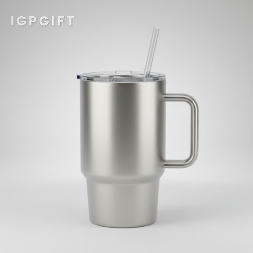 40盎司不銹鋼手柄吸管杯