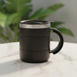 多功能不鏽鋼自動保溫杯