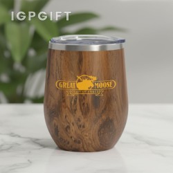 多功能真空保溫杯 - 12 oz. - 木紋款
