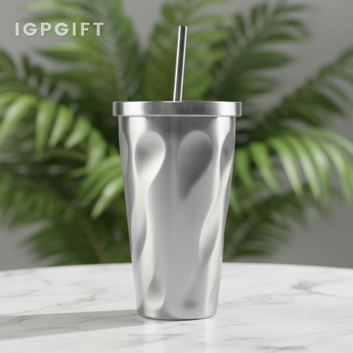 指印保溫吸管杯