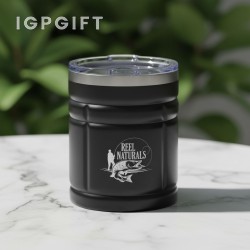 戶外營火格紋真空水杯