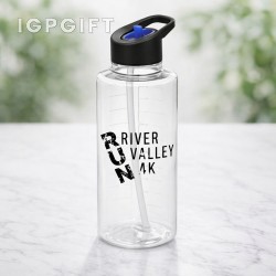 清晰影響山水瓶 - 36 盎司翻蓋吸管款