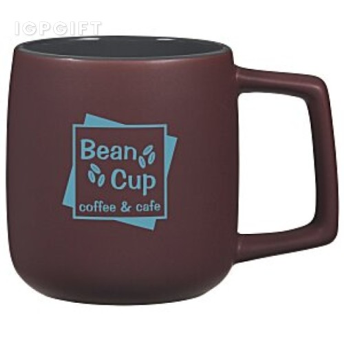 方形手把陶瓷咖啡杯