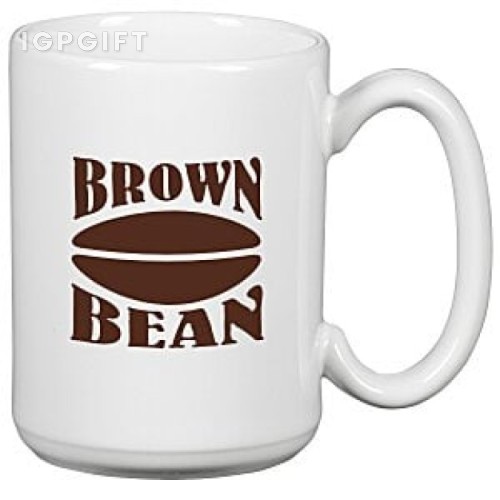 美國製豪華陶瓷大杯 - 15 盎司 - 白色