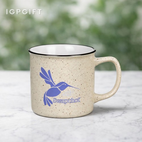 斑點陶瓷咖啡杯