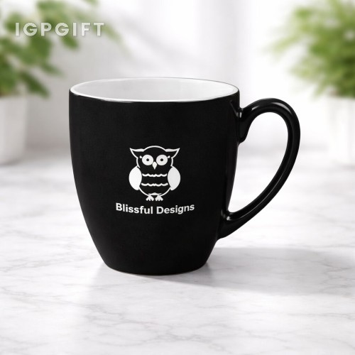 雙色陶瓷咖啡杯 - 16 oz
