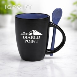 舒適杯帶勺 - 12 oz. - 啞光