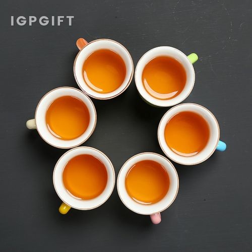 簡約色釉陶瓷馬克杯